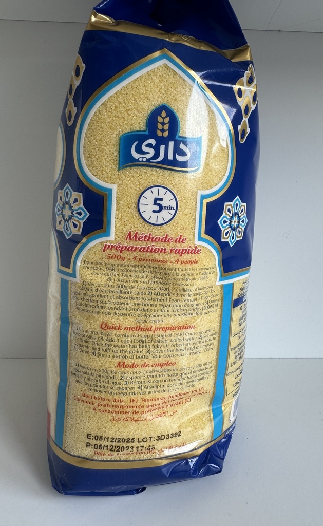 COUSCOUS DARI 