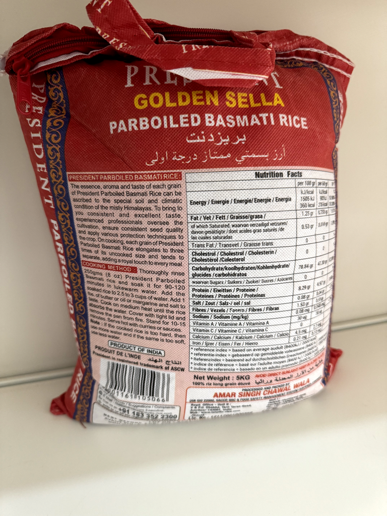PRESIDENT RICE 5kg