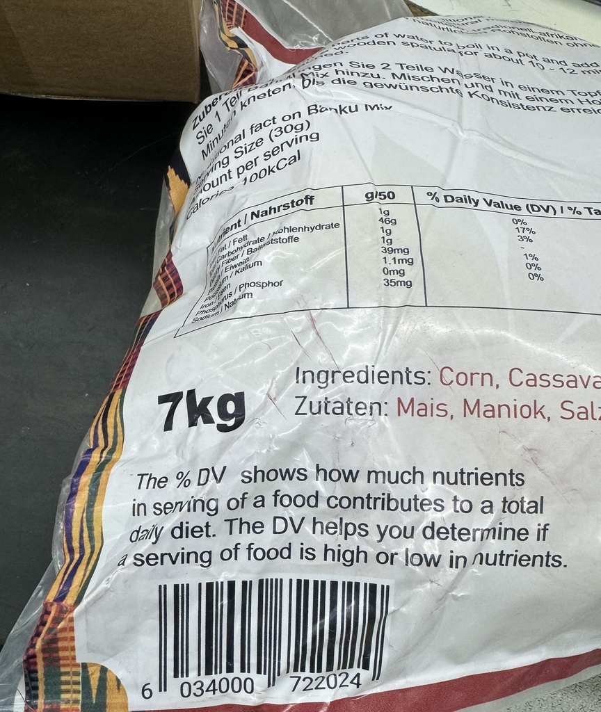 C. OHEMENG - BANKU MIX 7KG