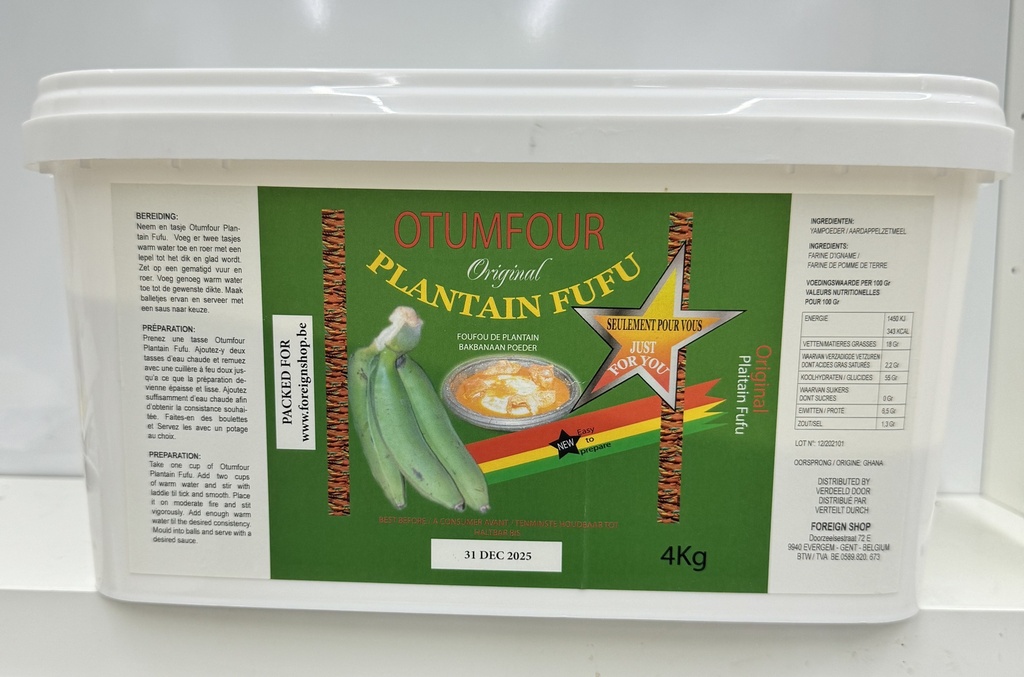 OTUMFOUR - PLANTAIN FUFU 4kg