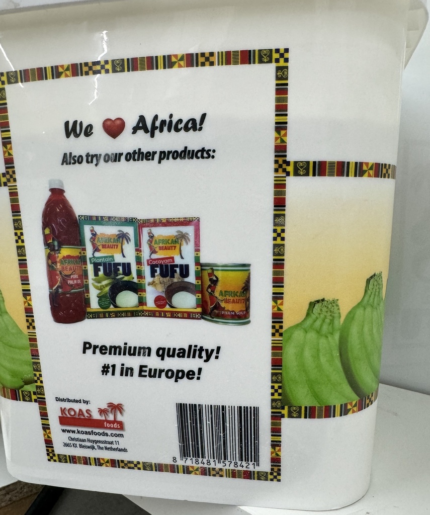 AFRICAN BEAUTY - PLANTAIN FUFU BUCKET