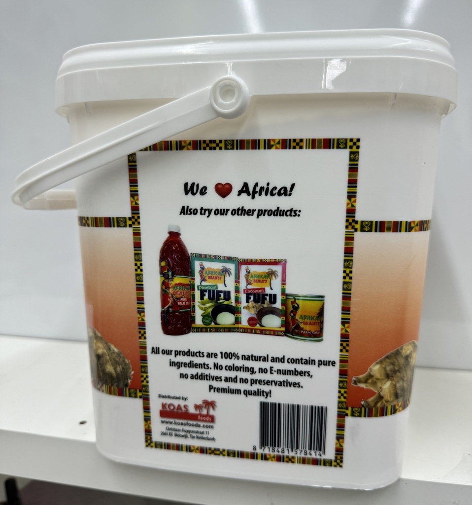 AFRICAN BEAUTY - COCOYAM FUFU BUCKET