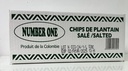 NUMBER ONE - SALTED PLANTAIN CHIPS (20 Pieces)