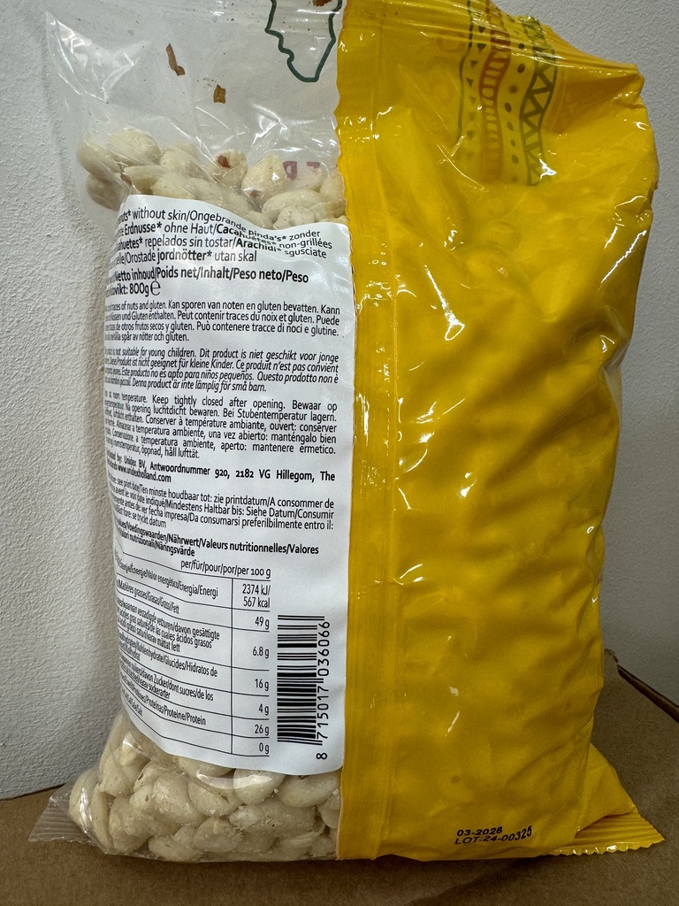 A.F.P. - UNROASTED PEANUTS WITHOUT SKIN