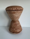 AFRICAN WOODEN DOUBLE-ENDED PESTLE