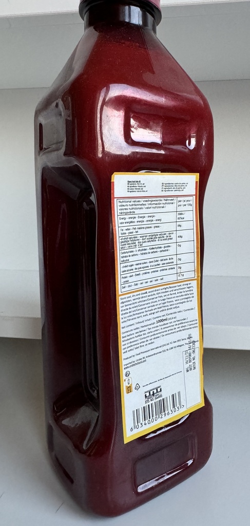 GHANA FRESH - PURE UNREFINED ZOMI PALM OIL 1L