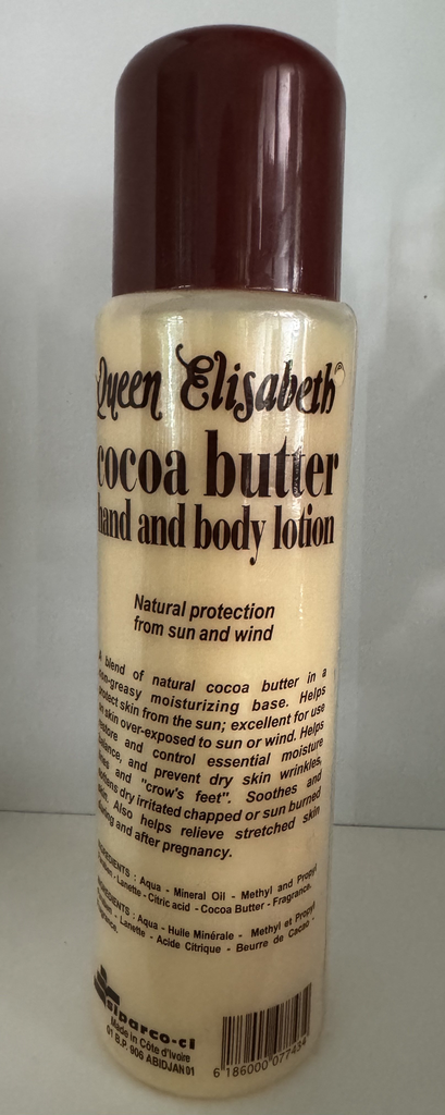 QUEEN ELISABETH COCOA BUTTER LOTION