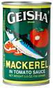 Geisha Macherel in Tomato Sauce 155g/5.5oz (6counts)