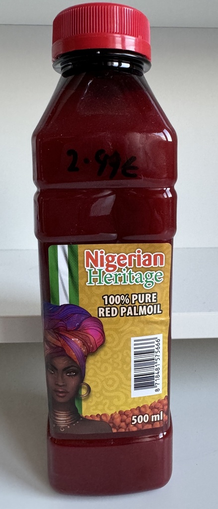 100% Purebred Palm Oil