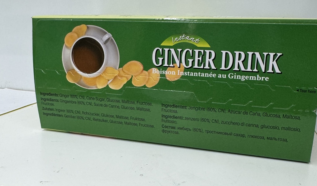 Gold Kili Instant Ginger Tea 24X180G