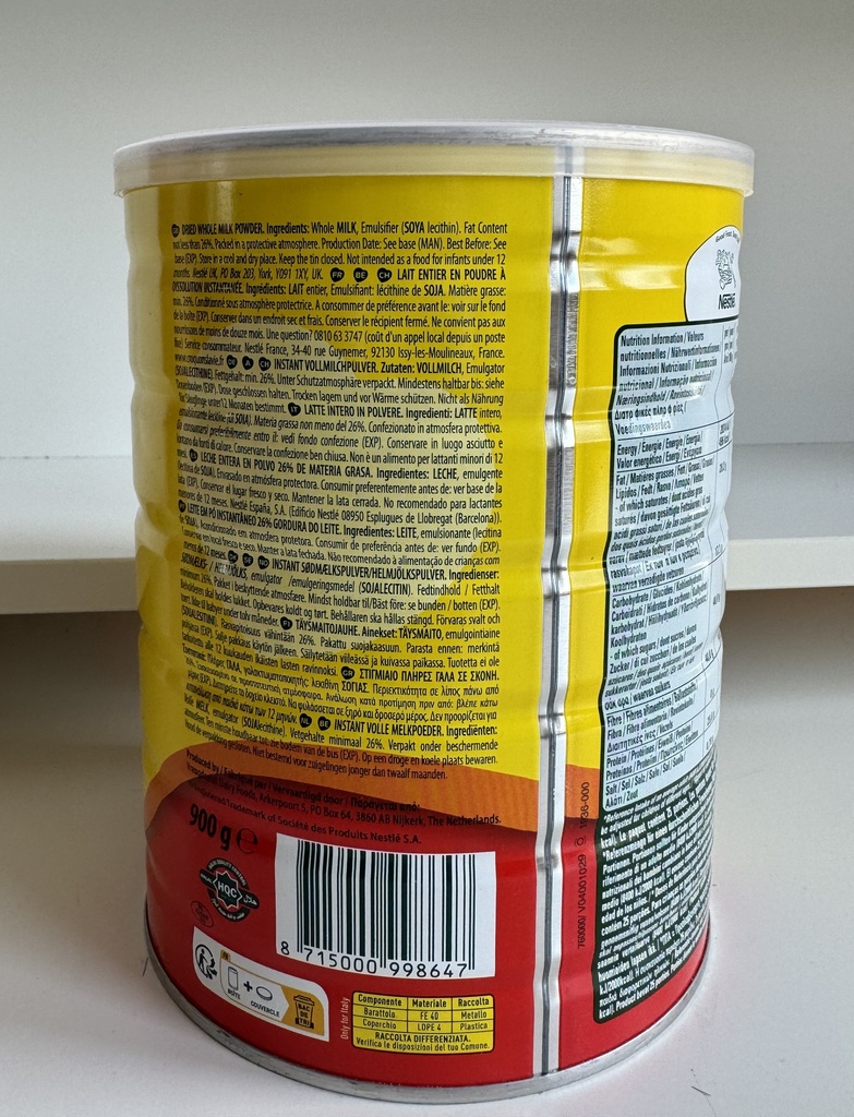NESTLE - NIDO MILK 900g
