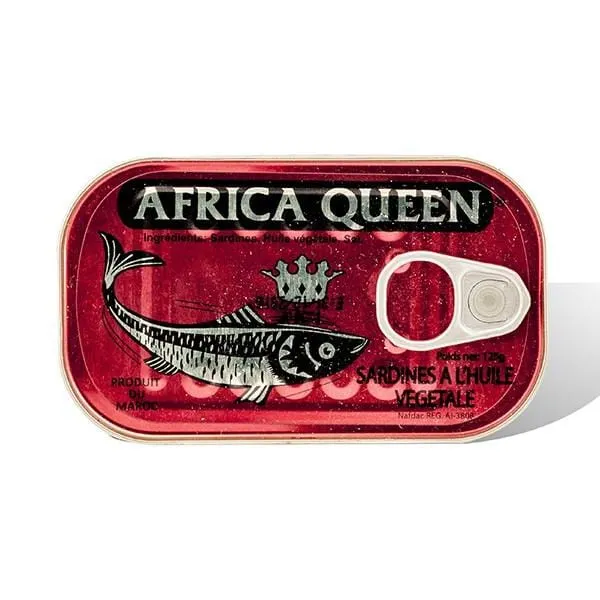 African Queen Sardine in oil 50x125G Box