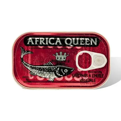 African Queen Sardine in oil 50x125G Box