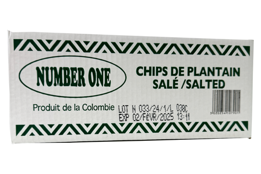 NUMBER ONE - SALTED PLANTAIN CHIPS (20 Pieces)