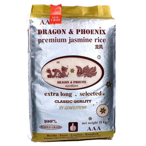DRAGON & PHOENIX - JASMINE RICE 18KG