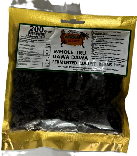 AFRICAN BEAUTY - WHOLE IRU DAWA FERMENTED LOCUST BEANS