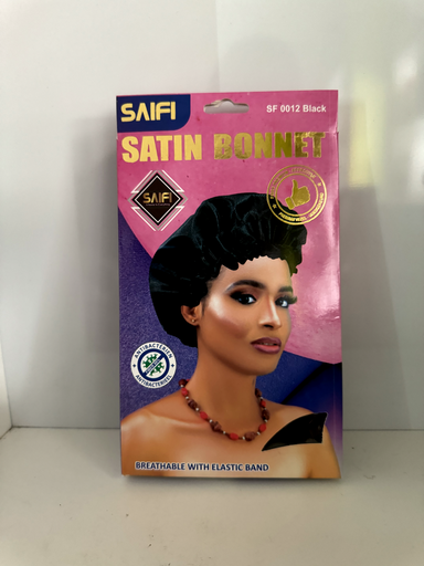 SAIFI - SATIN BLACK BONNET