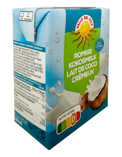 VALLE DEL SOLE - CREAMY COCONUT MILK