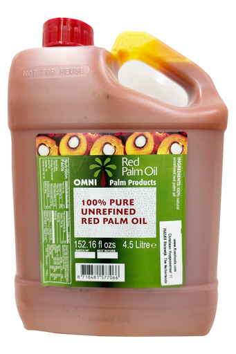 OMNI - UNREFINED RED PALM OIL 4.5L