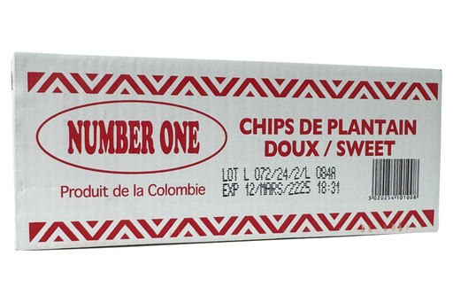 NUMBER ONE - SWEET PLANTAIN CHIPS (20 Pieces)