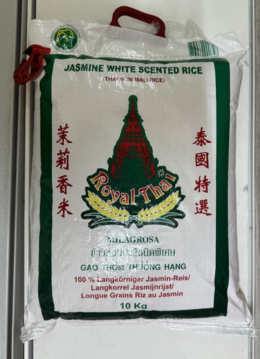 ROYAL THAI - JASMIN WHITE SCENTED RICE 10KG