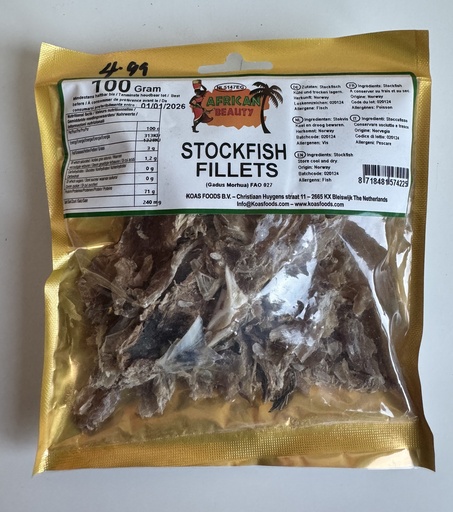 AFRICAN BEAUTY - STOCKFISH FILLETS
