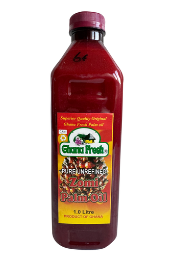 GHANA FRESH - PURE UNREFINED ZOMI PALM OIL 1L